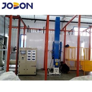 enamel powder coating line for fireplace